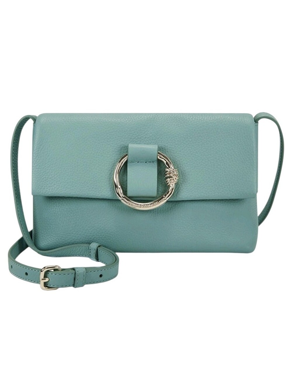 Vince Camuto 100% Leather Rhenn Crossbody In Pale Turquiose